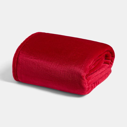 Ultra Soft Throw – Red