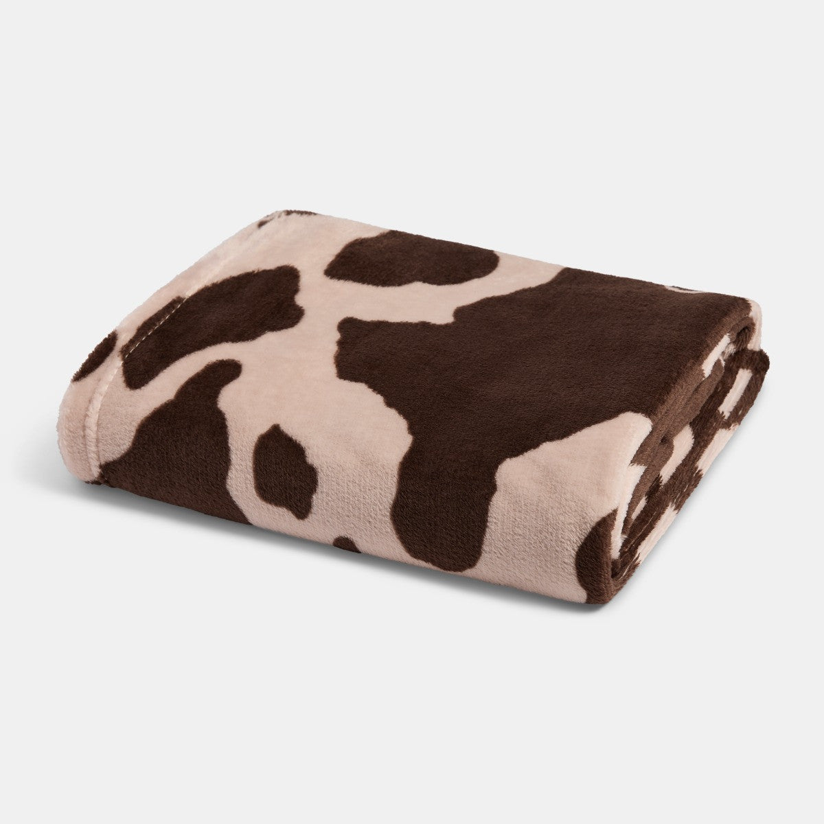 Cow Print Ultra Soft Throw – Brown