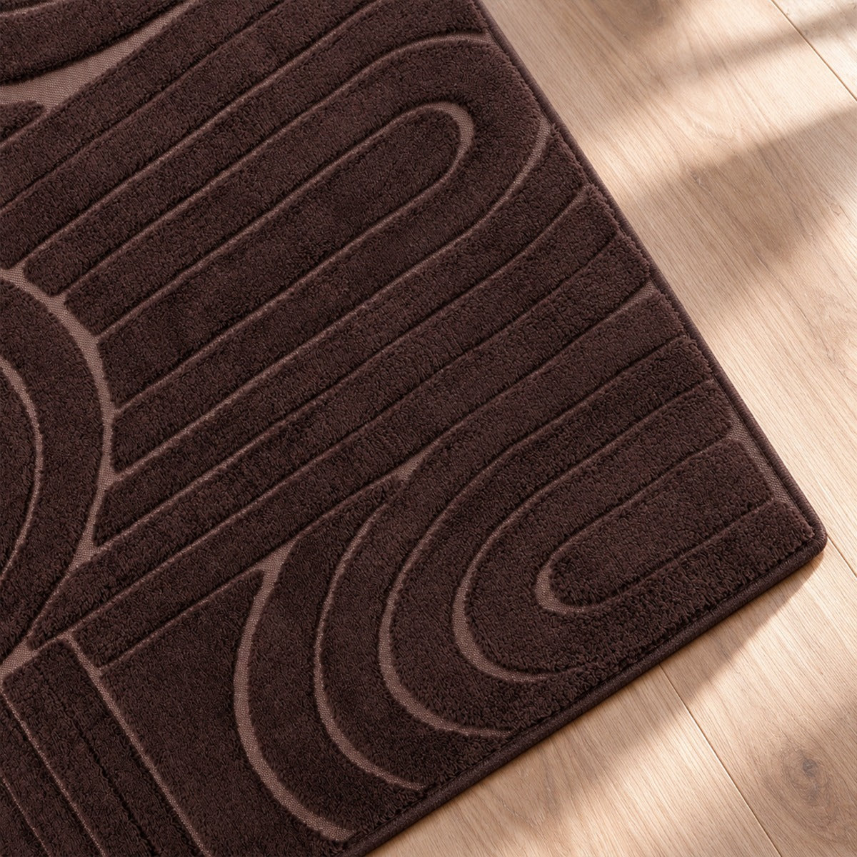 Tufted Arches Rug – Coffee