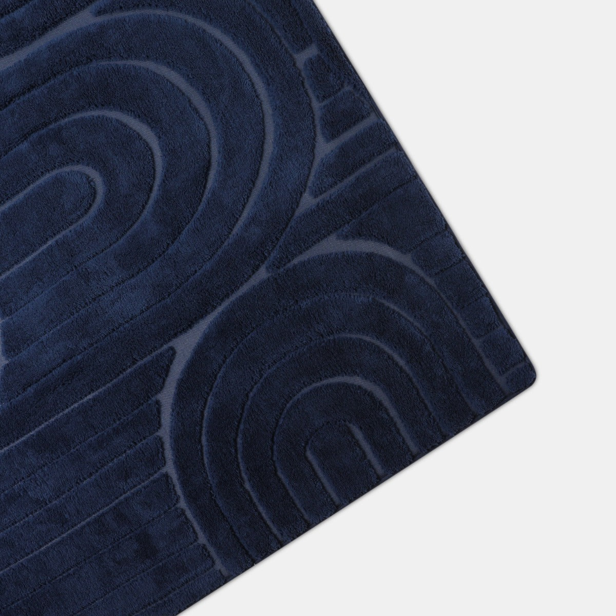 Tufted Arches Rug – Navy