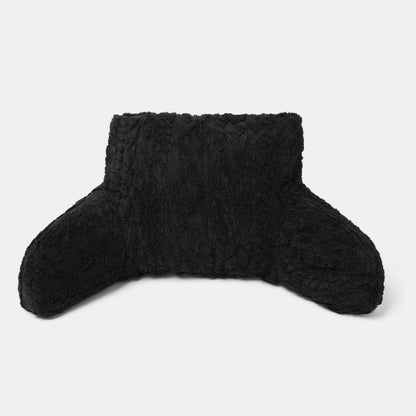 Cable Knit Cuddle Cushion – Black