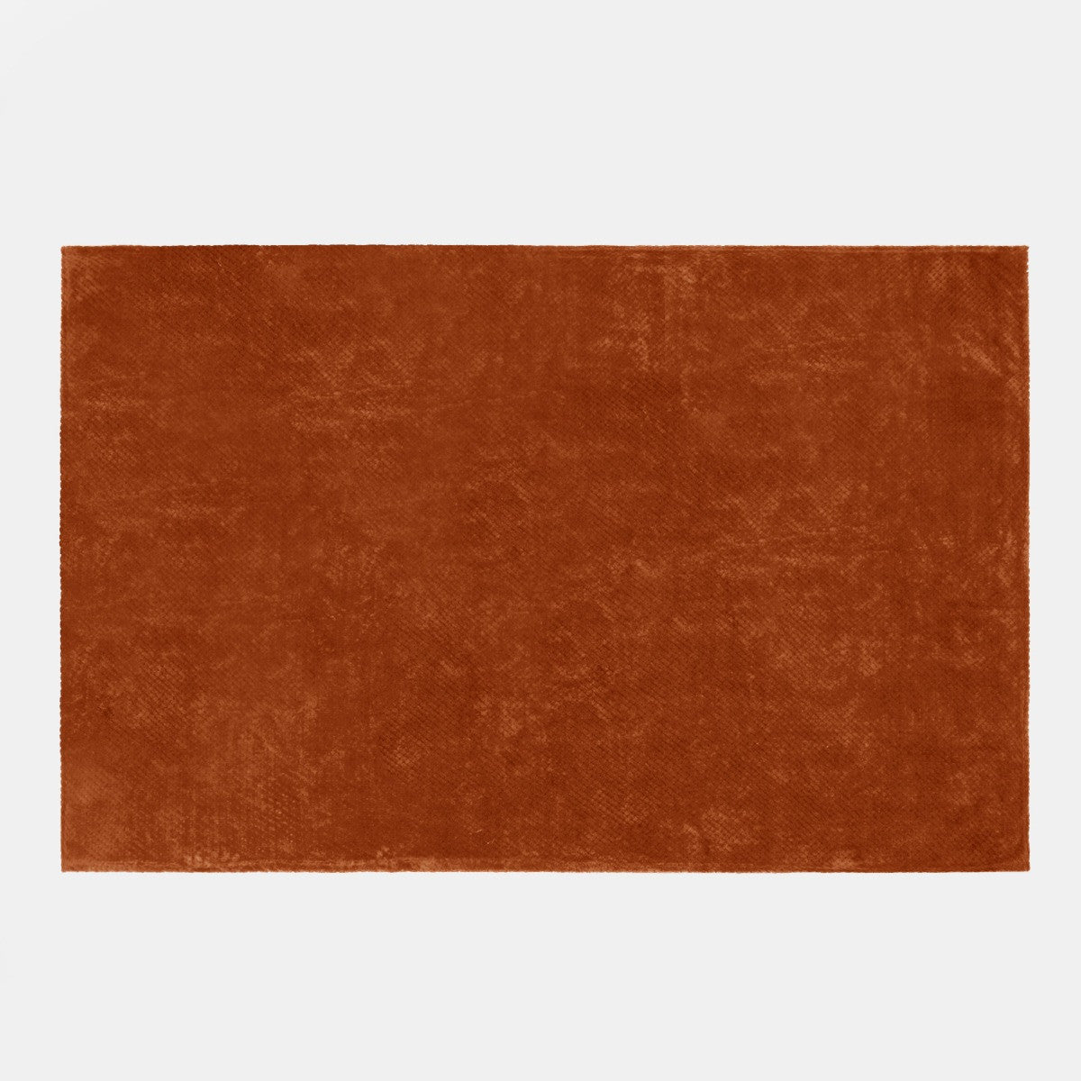 Waffle Fleece Throw – Burnt Orange
