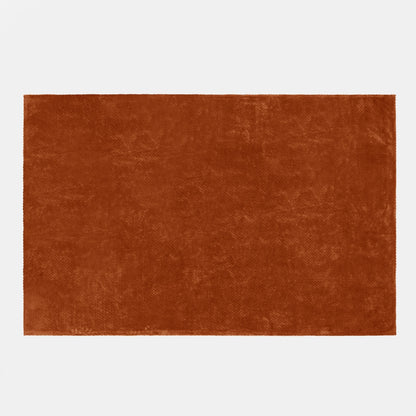 Waffle Fleece Throw – Burnt Orange