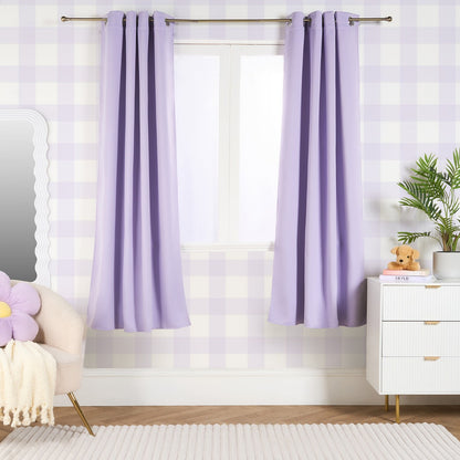 Eyelet Blackout Curtains – Lilac