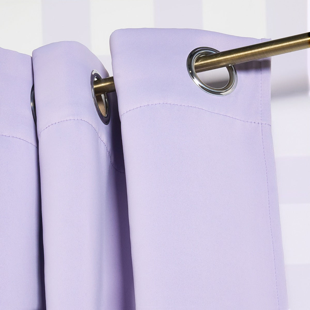 Eyelet Blackout Curtains – Lilac