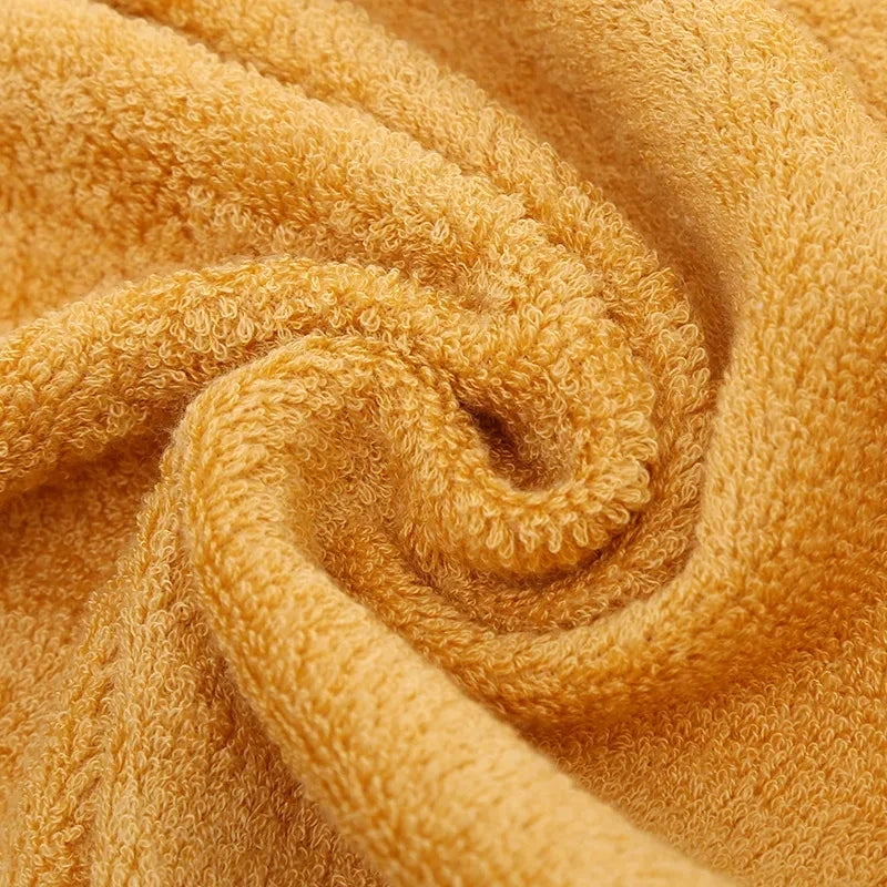 Soft bamboo towel pile close-up