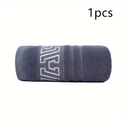 Thick cotton bath towel in Slate Grey